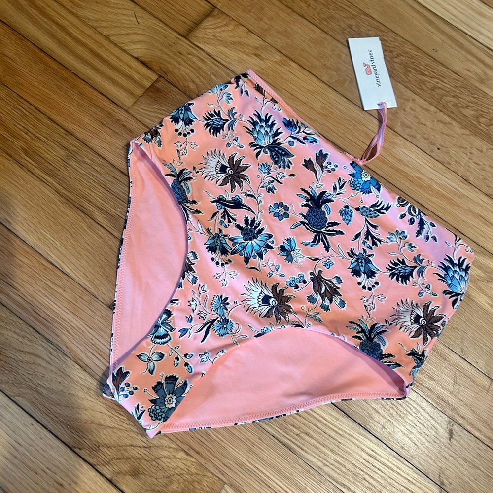 Vineyard vines- peach floral bikini bottoms -NWT’s!